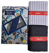 Siyaram's Striped Shirt & Trouser Combo Fabric