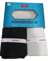 Raymond Unstitched Cotton Checkered Shirt & Trouser Fabric