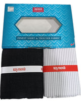 Raymond Unstitched Cotton Checkered Shirt & Trouser Fabric