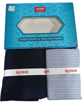Raymond Unstitched Cotton Checkered Shirt & Trouser Fabric