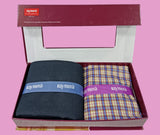 Raymond Unstitched Viscose Rayon Shirt & Trouser Fabric Checkered