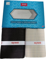 Raymond Unstitched Cotton Checkered Shirt & Trouser Fabric