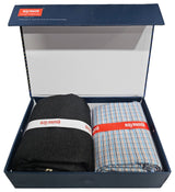 Raymond Unstitched Cotton Checkered Shirt & Trouser Fabric.