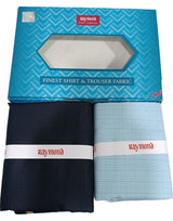 Raymond Unstitched Cotton Checkered Shirt & Trouser Fabric
