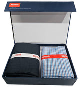 Raymond Unstitched Cotton Checkered Shirt & Trouser Fabric.