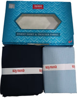 Raymond Unstitched Cotton Checkered Shirt & Trouser Fabric