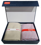 Raymond Unstitched Cotton Checkered Shirt & Trouser Fabric.