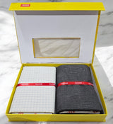 Raymond Unstitched Cotton Checkered Shirt & Trouser Fabric