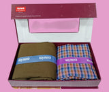 Raymond Unstitched Viscose Rayon Shirt & Trouser Fabric Checkered