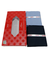 Raymond Unstitched Cotton Blend Shirt & Trouser Fabric.