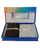 Raymond Unstitched Cotton Blend Shirt & Trouser Fabric.