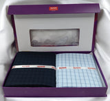 Raymond Unstitched Cotton Checkered Shirt & Trouser Fabric