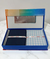 Raymond Unstitched Cotton Blend Shirt & Trouser Fabric.