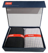 Raymond Unstitched Cotton Checkered Shirt & Trouser Fabric.