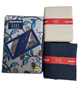 Siyaram's Striped Shirt & Trouser Combo Fabric