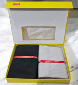 Raymond Unstitched Cotton Checkered Shirt & Trouser Fabric
