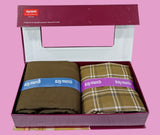 Raymond Unstitched Viscose Rayon Shirt & Trouser Fabric Checkered