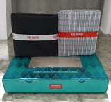 Raymond Unstitched Cotton Checkered Shirt & Trouser Fabric