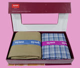 Raymond Unstitched Viscose Rayon Shirt & Trouser Fabric Checkered