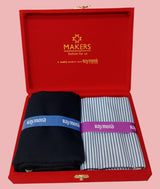 Raymond Unstitched Viscose Rayon Shirt & Trouser Fabric Checkered