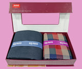 Raymond Unstitched Viscose Rayon Shirt & Trouser Fabric Checkered