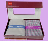 Raymond Unstitched Viscose Rayon Shirt & Trouser Fabric Checkered