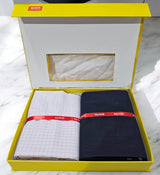 Raymond Unstitched Cotton Checkered Shirt & Trouser Fabric