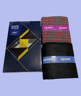 Raymond Unstitched Viscose Rayon Shirt & Trouser Fabric Checkered