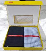 Raymond Unstitched Cotton Checkered Shirt & Trouser Fabric