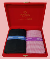 Raymond Unstitched Viscose Rayon Shirt & Trouser Fabric Checkered