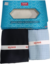 Raymond Unstitched Cotton Checkered Shirt & Trouser Fabric