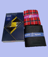 Raymond Unstitched Viscose Rayon Shirt & Trouser Fabric Checkered