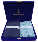 Fabulous Fetiya Unstitched Lycra Blend Shirt & Trouser Fabric Solid