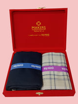 Raymond Unstitched Viscose Rayon Shirt & Trouser Fabric Checkered