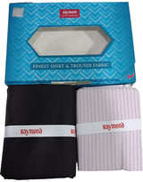 Raymond Unstitched Cotton Checkered Shirt & Trouser Fabric