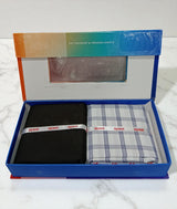 Raymond Unstitched Cotton Blend Shirt & Trouser Fabric.