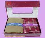 Raymond Unstitched Viscose Rayon Shirt & Trouser Fabric Checkered