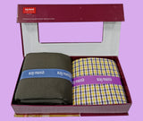 Raymond Unstitched Viscose Rayon Shirt & Trouser Fabric Checkered