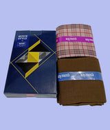 Raymond Unstitched Viscose Rayon Shirt & Trouser Fabric Checkered