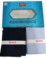 Raymond Unstitched Cotton Checkered Shirt & Trouser Fabric