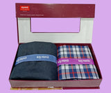 Raymond Unstitched Viscose Rayon Shirt & Trouser Fabric Checkered