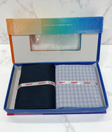 Raymond Unstitched Cotton Blend Shirt & Trouser Fabric.
