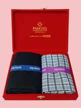 Raymond Unstitched Viscose Rayon Shirt & Trouser Fabric Checkered