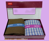 Raymond Unstitched Viscose Rayon Shirt & Trouser Fabric Checkered