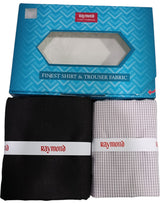 Raymond Unstitched Cotton Checkered Shirt & Trouser Fabric