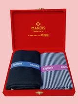 Raymond Unstitched Viscose Rayon Shirt & Trouser Fabric Checkered