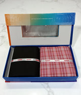 Raymond Unstitched Cotton Blend Shirt & Trouser Fabric.