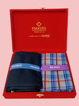 Raymond Unstitched Viscose Rayon Shirt & Trouser Fabric Checkered