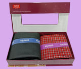 Raymond Unstitched Viscose Rayon Shirt & Trouser Fabric Checkered