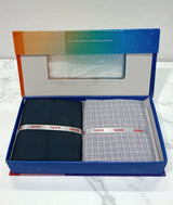 Raymond Unstitched Cotton Blend Shirt & Trouser Fabric.